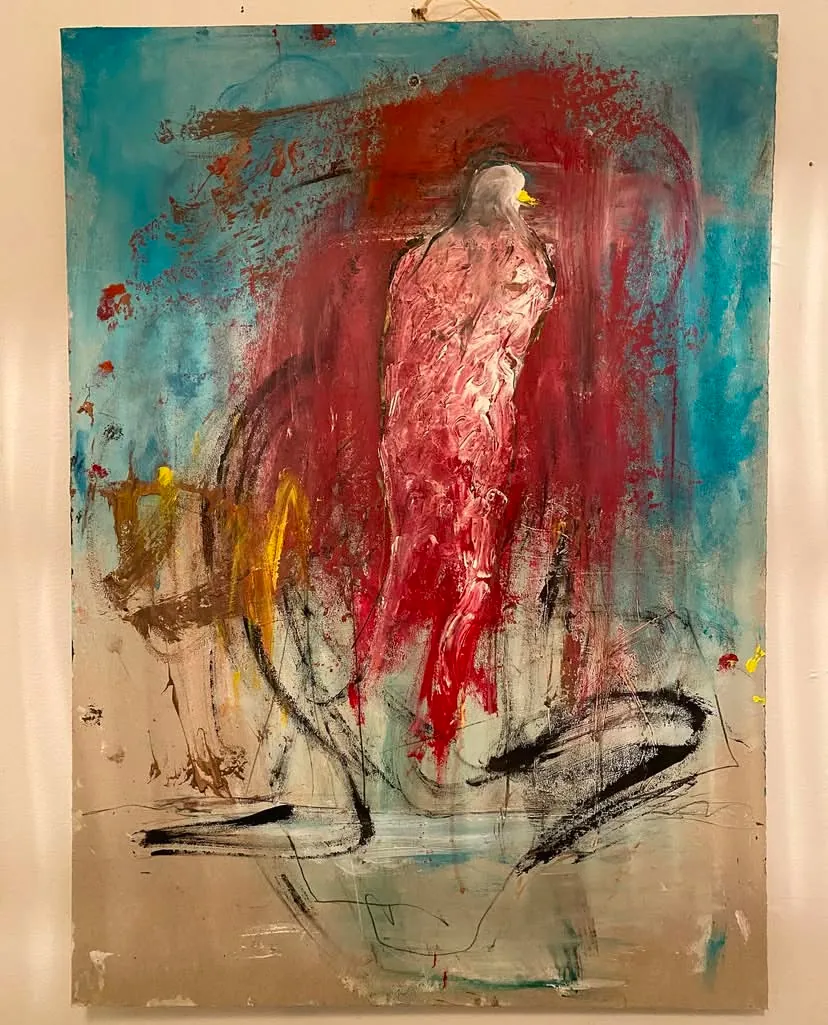 Homme Oiseau de Dos – Thierry France Pey